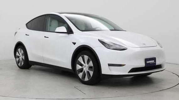 TESLA MODEL Y 2021 5YJYGDED4MF105231 image